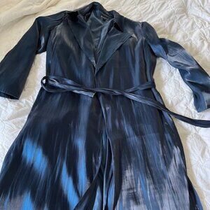 Dark Blue Trench Coat size XXL International Concepts